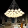 light bulb chandelier modern