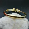 Classic Baby Bell Bracelet Bangles High Quality 24K Yellow Gold Plated Bracelet Bangles for Babies Kids Children Driop Shipping