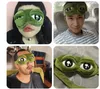 Mode Kawaii Travel Slaap Oog Masker 3D Droevige Kikker Gewatteerde Schaduwdekking Slapen Gesloten / Open Oog Grappig Masker