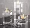 pillar candle holders glass cylinder