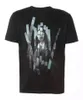 Bomull T-shirt Svart rund hals med Mona Lisa Print Män Designer T-shirts Roliga T-shirts Slim Fit Unisex T-shirt