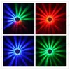 2017 NEW black white Sunflower LED Light Magic 7 Colors 48 LEDs auto Voice Activated LED RGB Stage Light for Disco Stage home party MYY