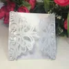 20Pcs Wedding Party Invitation Card Romantic Decorative Cards Envelope Delicate Carved Pattern Wedding Invitations Party Supply