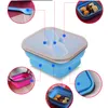 600 мл открытых портативных складных ланч-коробочек кремниевые микроволновые обеденные посуды для ланч-бокса контейнер для детских детских коробок WX-C66