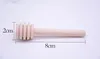 Wooden Honey stick Dippers honey stir rod Honey dipper 8 cm kitchen tool supplies fast shipping