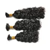 Water Wave Mongolian Hair Weave Human Hair Bulk Can Be Dyed And Bleached Natural Color Bulk Hair No Attachment FDSHINE