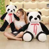 80/100 cm schattig groot panda knuffels gevulde pluche pp katoen dieren pop panda pop verjaardagscadeau