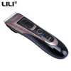 LILI Rechargeable Electric Haircut Machine For Man Waterproof Ceramic Hair Clipper Cordless Electric Hair Trimme RFCD-9666