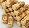 rolhas de garrafas de vinho de madeira