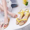 Summer Lady new thick soles sandals Candy color female sandals