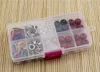 10 slot regolabile cassetta degli attrezzi per gioielli Organizzatore scatola di perline di stoccaggio Scatole per la ricerca di gioielli Scatole per imballaggio in plastica PP 13 * 6,5 * x 2,3 cm