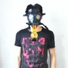 Maschera in silicone Bong Cool Skull Acrilico Pipa da fumo Maschera antigas Tubi Acrilico Bong Tabacco Shisha