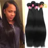 Peruvian Vierge Cheveux droits 3 paquets droits extensions de cheveux humains