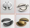 4 colors Vintage Cabinet Knobs and Handles Cupboard Door Cabinet Drawer Furniture Antique Shell Handle free shipping