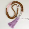 yoga mala bead necklace 108 meditation beads jewelry hindu buddhist tibetan chinese prayer beads necklaces with tassel spiritual jewelry