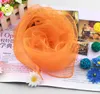 Hot Sale 60 * 60cm 70 * 70cm Small Square Scarves Imitated Silk Chiffon Solid Färg Dans Visa Nya Candy Färger Vindskyddade Kvinnor