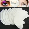 Venta al por mayor, envío gratuito, 100 par/lote, protectores de sombras de ojos desechables para una aplicación perfecta de maquillaje de ojos, protectores de sombras de ojos de belleza