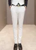 Toptan-Yeni Moda Sıcak Marka 2016 erkek Rahat Yüksek Kalite Gül Kabartma Düğün Takım Elbise Erkek Ince Kore Tarzı Blazer Yelek ve Pantolon