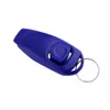 Dog Puppy Training Clicker Obedience Trainer Pet Click & Whistle Agility Keyring