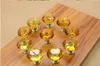 0mm Glass Cabinet Knob Drawer Shiny Polished Chrome Pull Handle Kitchen Door Wardrobe Hardware