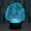 Magical Creative Space Warp Dice 3D Visualization Illusion Colorful Gradient USB Touch Switch Table Lamp Night Light6677552