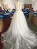 Crystal Design 2020 Bridal afgedekte mouw juweel nek zwaar geborduurd lijfje afneembare rokhuls trouwjurken lage rug lo9158250