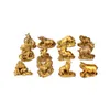 Tiger Lucky Feng Shui Chinois Zodiac Animaux Statues Figurines Fengshii Fortune Good Luck State Decoration Home Decoration Affiche Artcraft6676604