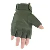 Paintball Airsoft Shooting Hunting Tactical Half Finger Gloves Outdoor Sports Motocycle Cycling Glyes No08-056