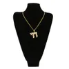 Hip Hop Rvs Chai Joodse Symbolen Overdreven Hangers Kettingen Luxe Vergulde Ketting Sieraden Dames Accessoires Ketting