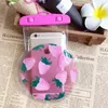 100 pcs Fresco 2017 Novas Frutas PVC Saco de Telefone À Prova D 'Água para iPhone Saco À Prova D' Água Subaquática