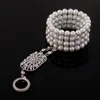 Hand Chain & Headpieces 2 Pieces Romantic Crytal Bridal Bracelet Free Shipping In Stock Wedding Accessory Bridal Jewelry Real Photo