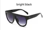Óculos de sol planos mulheres Big Brand Sun Glasses espelho Retro Tortoise Shadow Boutique Eyewear Kim Kardashian Sunglasses Lunettes7554998