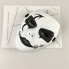 Geisterweiße Maske Tanzschritt Geistertanz Hip-Hop-Maske Tanzperformance Bar Maskierte Tänzer PVC umweltfreundliche Materialien