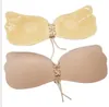 Sexy Silicone sutiã invisível Push Up Mama Almofada Auto Adhensive Front Closer Strapless Backless super qualidade biogum mulheres sutiãs