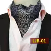 Ny Paisley Cravat Casual Men Slips British Style Cravat Gentleman Silk Neck Ties Suit Scarves High Quality Fashion Handgjorda Slips Blommor