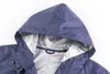 WPC 블랙/블루 망토 레인 코트 남자 낚시 레인 코 코스 재킷 chubasqueros incebebles capa de chuva