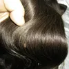 Bästa köpet rabatterat pris 20st / lot grossist malaysiska bearbetade mänskliga hår väv kroppsvåg mjuka släta bra erbjudanden