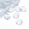 Composants de bijoux en verre, Cabochon rond transparent, en forme de dôme, perles à dos plat, résultats de bricolage faits à la main, 14mm, 18mm, 25mm, 271T