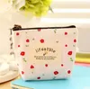 Wholesale Fashion Korean Style Women Coin Wallet Creative Canvas Money Purse Small Mini Portable Key Holder Card Wallet Free Shipping