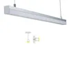 50 x 1M Zestawy / LOT Oświetlenie biurowe Profil aluminiowy LED Light and Square Wisiorek U Wytłaczanie do sufitu lub Lampy zawieszenia