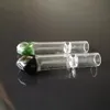 Hot Sale Handl Glass pipes colorful Heavy Wall Glass design hand spoon bubbler smoking pipe for dry herb