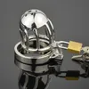 Male chastity device stainless steel metal cage the penis lock cock SM Fetish