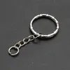 Hot Sell! Antique Silver Band Chain key Ring DIY Accessories Material Accessories