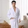 Vêtements de nuit pour femmes en gros- 2021 printemps été article mince coton gaufré peignoir amoureux longue conception robe1