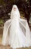 Arabic Islamic Muslim Wedding Dresses Long Sleeves High Neck Wedding Gowns Without Veil Back Zipper A-Line Beaded Custom Made Bridal Gowns