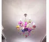 Colorful Crystal Chandelier Bohemia Chandelier lustres de cristal Decoration Tiffany Pendants and Chandeliers Home Lighting