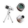 Objectif de caméra de télescope zoom optique 12X sans coins sombres trépied de télescope de téléphone portable pour iPhone 6 7 téléphone intelligent Samsung telepo 7168932