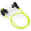 QY7 stil Bluetooth trådlös stereo hörlurar i öron hörlurar mikrofon vattentät sport hörlurar öronbud headset med detaljhandel Box Gratis DHL 50PCs