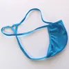 Mens G-string pouch Low Rise String Posing Thong Contoured Pouch Triangle back poly spandex G7991 stretchy Underwear301G