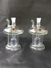 Cogumelos hookah bongs de vidro acessórios, Tubos único queimador de óleo de vidro tubulações de água Cachimbo de vidro plataformas petrolíferas fumadores com conta-gotas